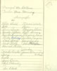 Shroder - 9th Mrs Horning 1957-1958 Names